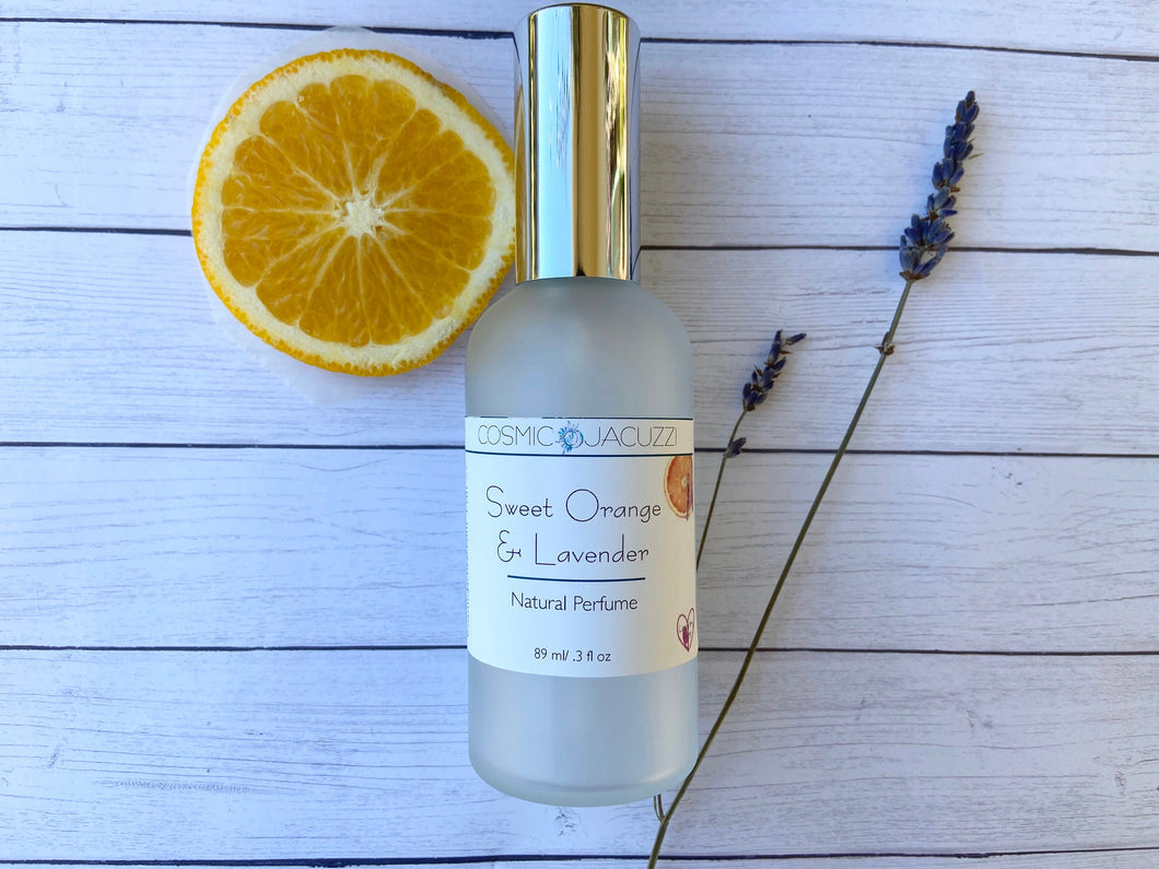 Sweet Orange & Lavender, Natural Perfume, Fragrance