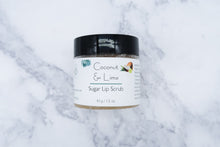 Load image into Gallery viewer, Coconut &amp; Lime, Lip Scrub, Sugar Scrub
