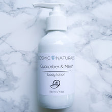 Load image into Gallery viewer, Cucumber &amp; Melon Body Lotion, Moisturizer, Natural Body Lotion
