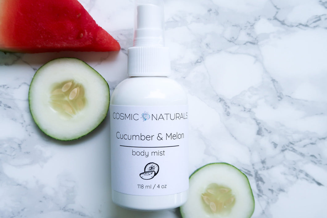 Cucumber & Melon Body Mist, Body Spray, Moisturizer